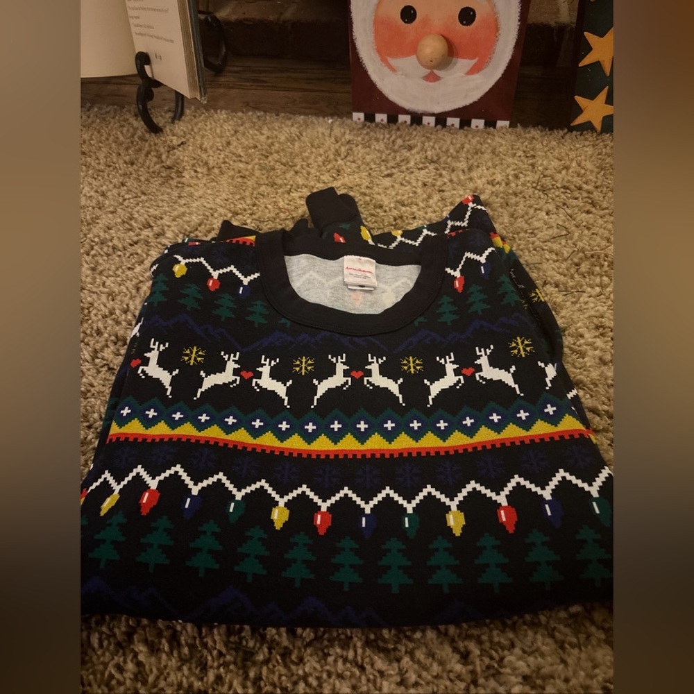 Hanna Andersson Multicolor Patterned 2 Piece Pajama.